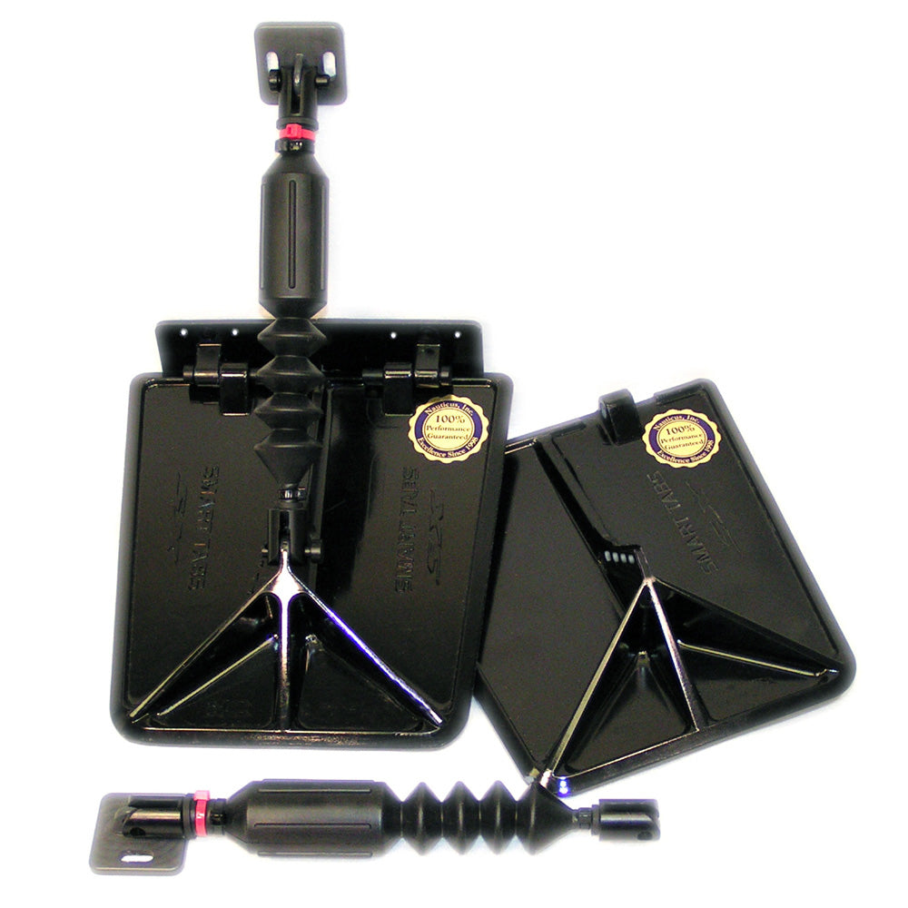 Smart Tab SX Composite Trim Tabs by Lectrotab 95 x 10 f1820 Boat w150 240HP Black SX951080
