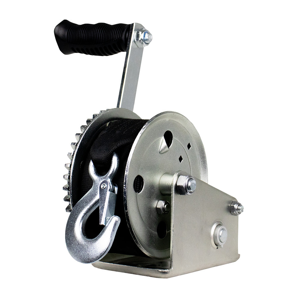 Powerwinch Utility Series Winch 1600lb 8 Crank Arm Zinc 21500W16008ZR