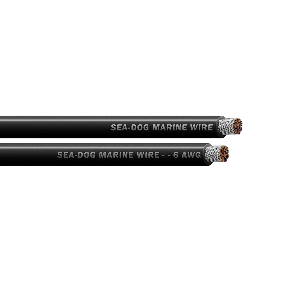 SeaDog 6 AWG Black Battery Cable 25 8006010