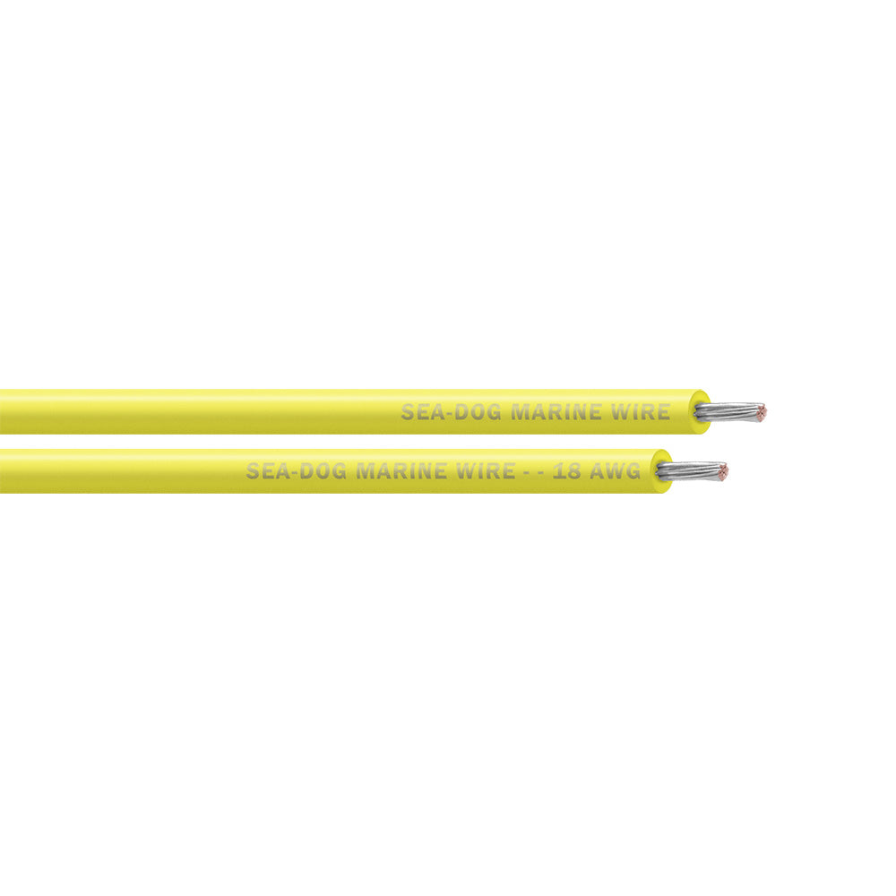 SeaDog 18 AWG Yellow Primary Wire 500 8018037