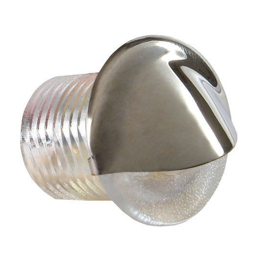 Lumitec Aruba Courtesy Light Polished SS Finish Blue NonDimming 101145