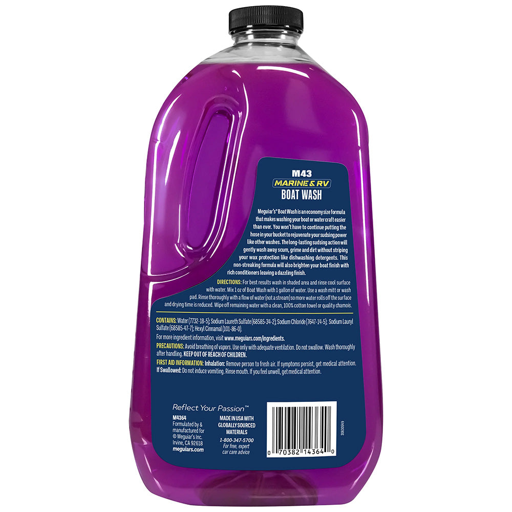 Meguiars 43 Marine Boat Soap 64oz M4364