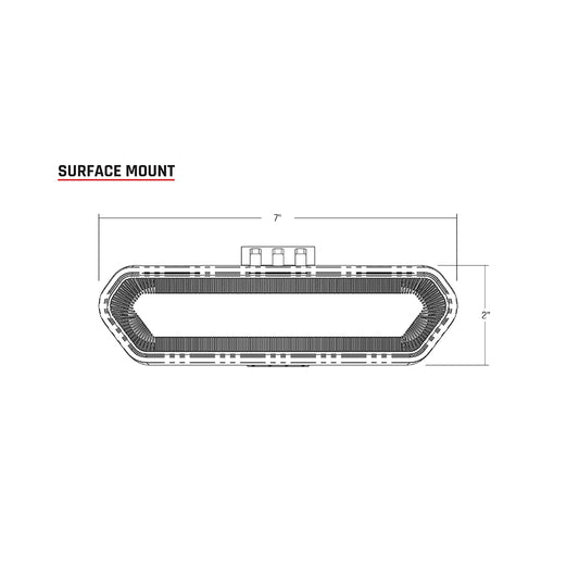 RIGID Industries Chase Red 90133