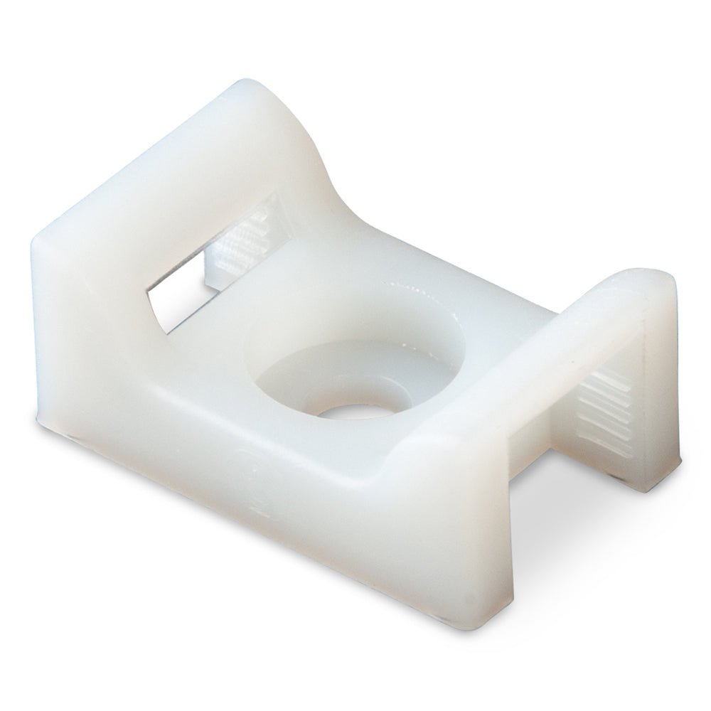Ancor Cable Tie Mount Natural 8 Screw 100 Pieces Per Bag 199232