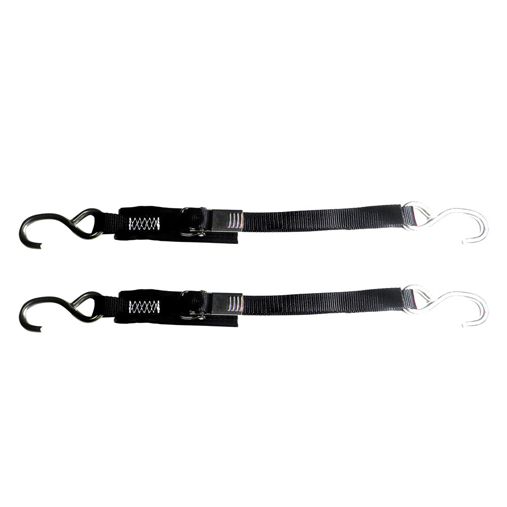 Rod Saver Stainless Steel Quick Release Transom TieDown 1 x 2 Pair SS1QRTD2