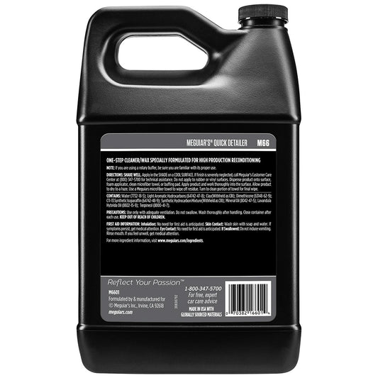 Meguiars Mirror Glaze Quick Detailer 1 Gallon M6601