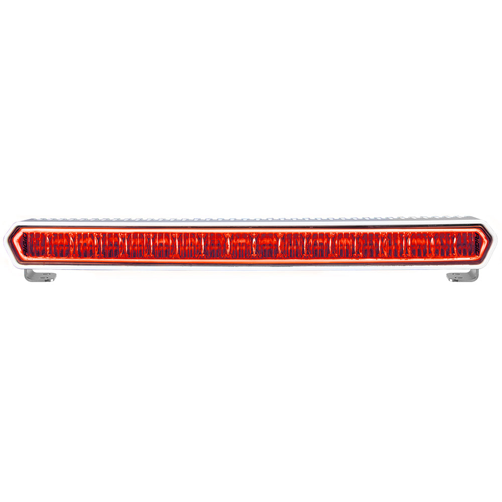 RIGID Industries SRL Series Marine 20 White LED Lightbar White Light wRed Halo 62002