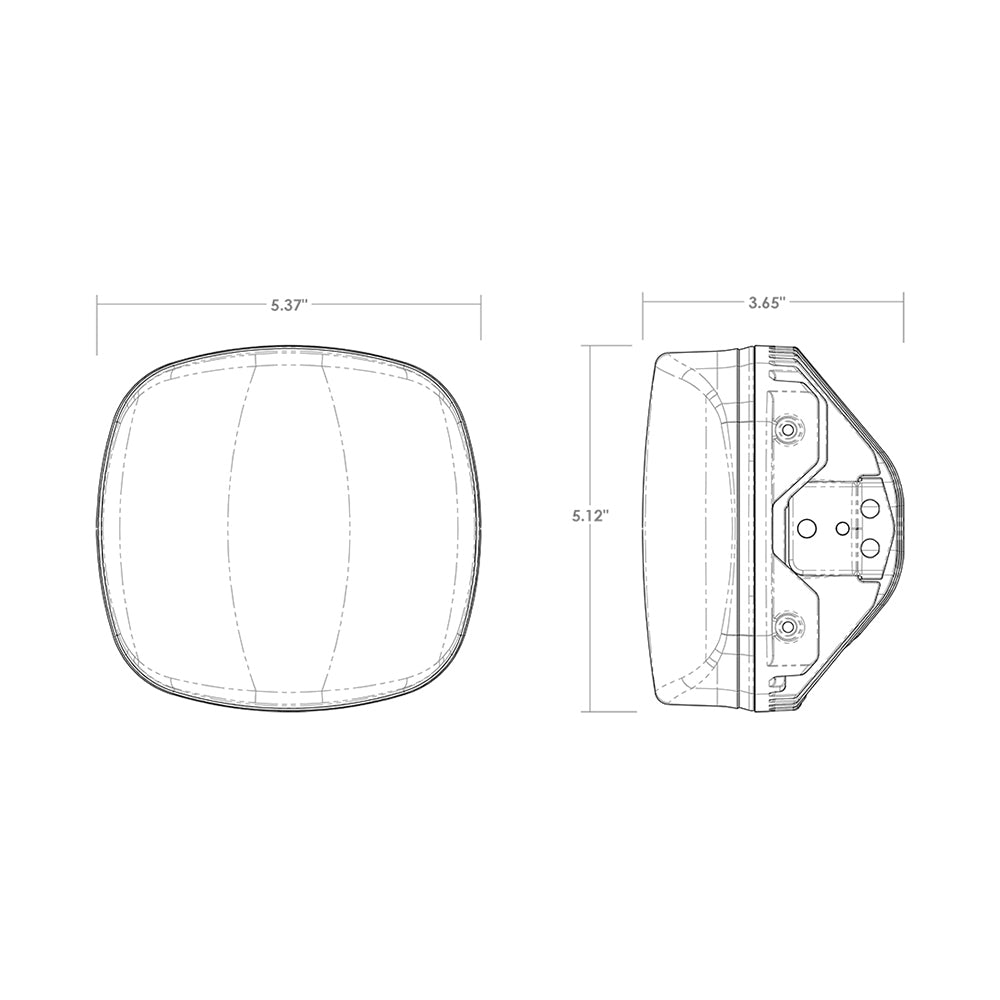 RIGID Industries Adapt XE Number Plate White 300419
