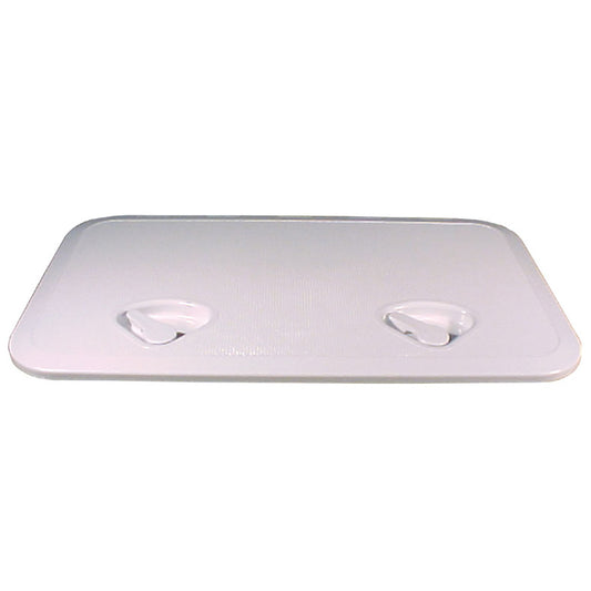 Beckson 14 x 24 Flush Hatch White ASA Material Acrylonitrile Styrene Acrylate HT1424AW