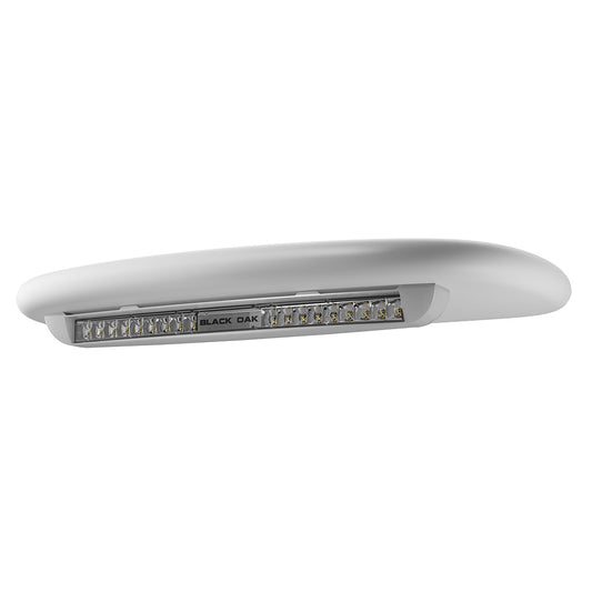 Black Oak Low Profile Marine Bar  Flood  Undermount  White LPWXU