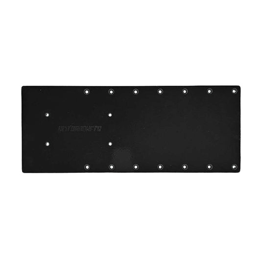 Sea Brackets 18 Straight Trolling Motor Plate fGarmin Kraken  Black SEA2302BLK