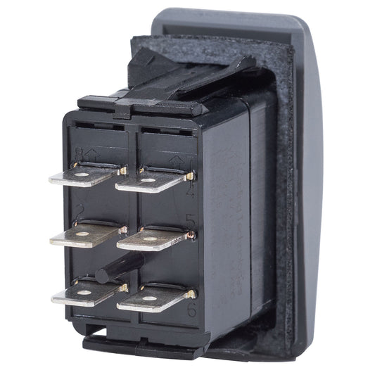Blue Sea 8222 Water Resistant Contura III Switch  ONOFFON  Grey 8222