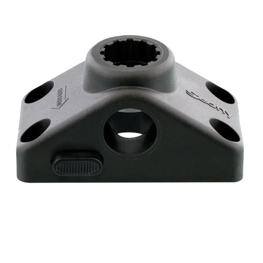 Scotty 241 Locking Combination Side or Deck Mount  Black 241LBK