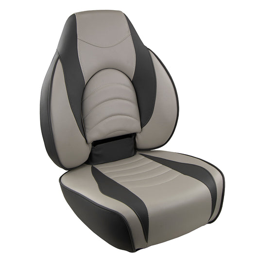 Springfield Fish Pro High Back Folding Seat  CharcoalGrey 10416341