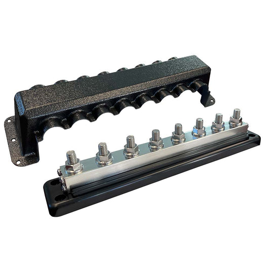 Victron Busbar 600A 8P  Cover 8X 38 Plus 8X M8 Terminals VBB160080010