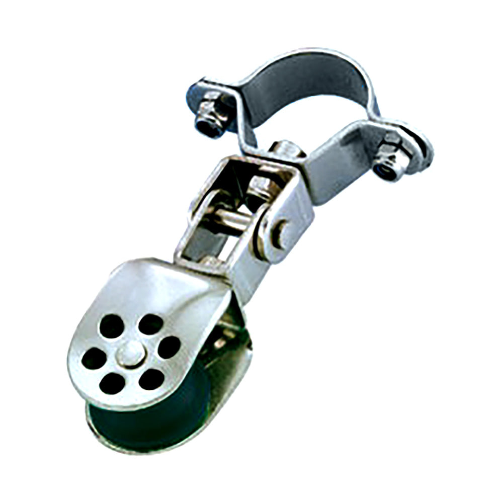 Wichard Stainless Steel Single Block  25mm Sheave Diameter f25mm Stanchion Pivoting 30125W