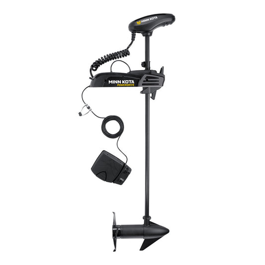 Minn Kota Pontoon PowerDrive 55 Trolling Motor wFoot Pedal  12V  55LB  48 1358455